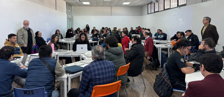 Taller FIU Usach convocó a comunidad investigadora para abordar el desarrollo de proyectos colaborativos que aborden los desafíos país
